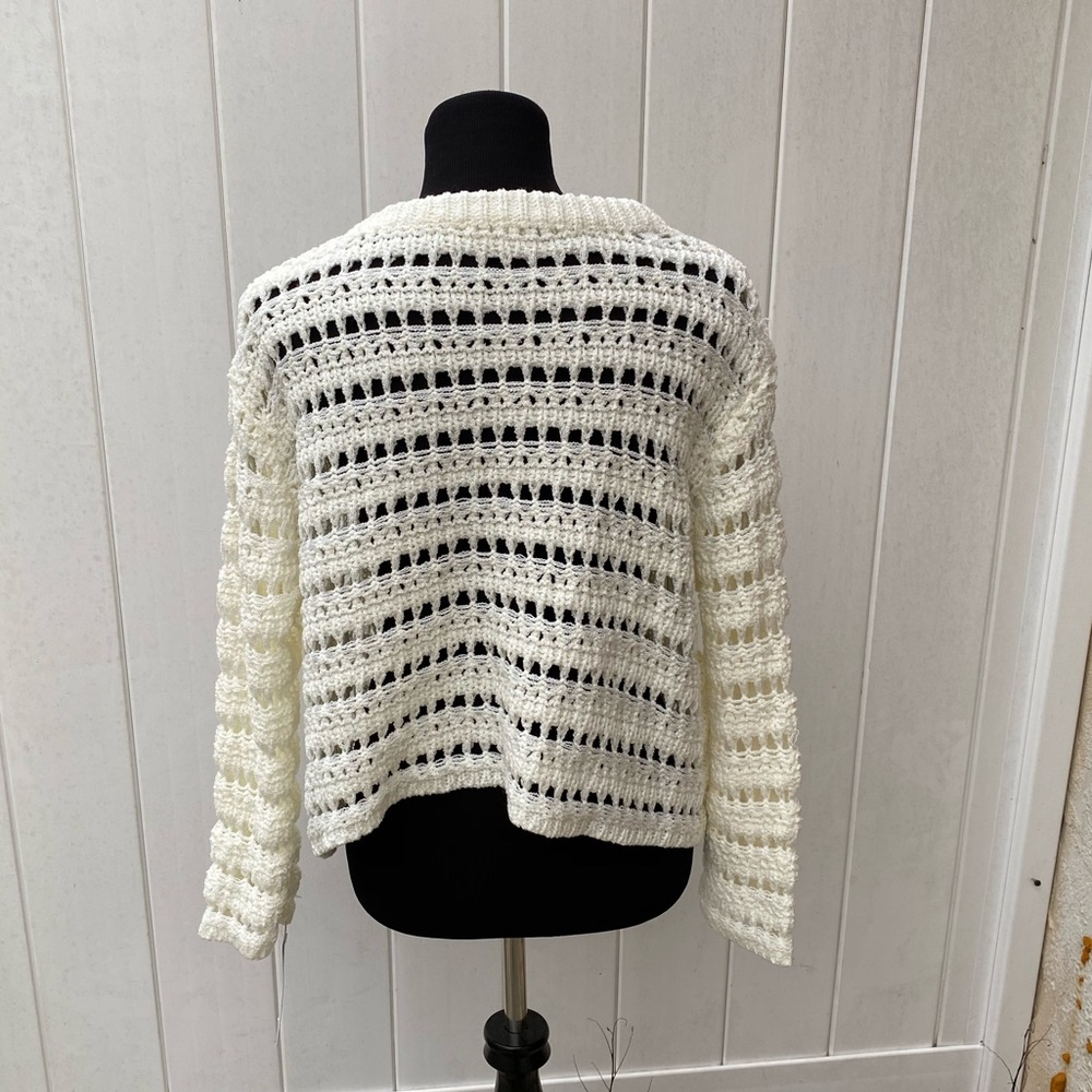 NWT GOODNIGHT MACAROON perforated sweater - Picture 5 of 9